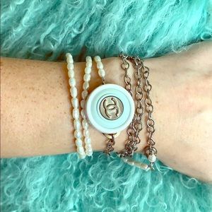 Vintage Chanel button wrap bracelet and/or belt.